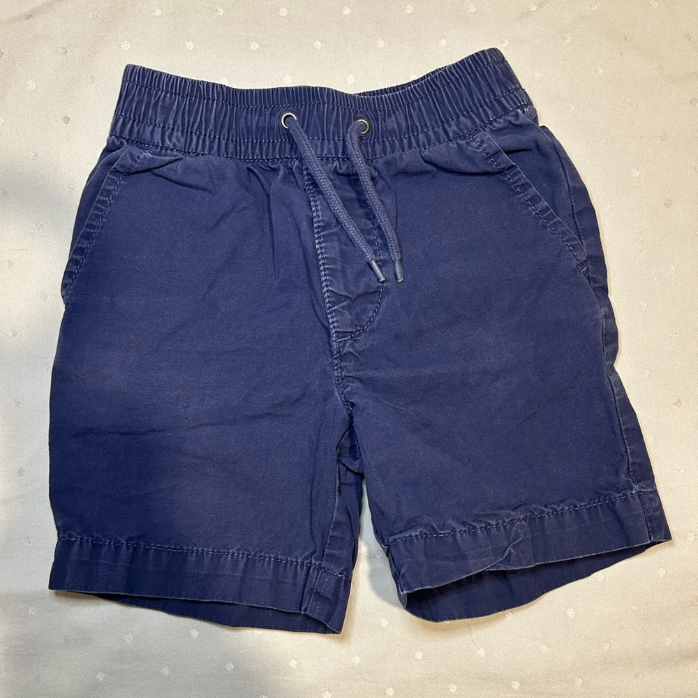 GAP Kids Canvas Shorts Elastic Waist | Size 5 (Toddler) | Navy